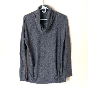 Lululemon Gray Cowl Neck Pullover top